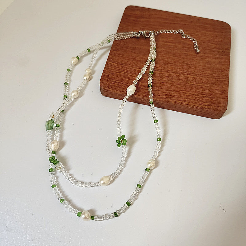 Collares Con Cuentas De Dryad Verde al por mayor